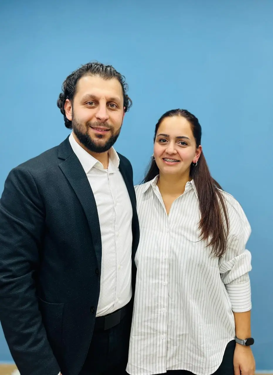 Arşak, Batumi church pastor, with his wife